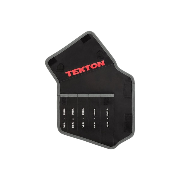 Tekton Pouch, 5-Tool Box End Wrench Pouch 1/4-13/16in., Black ORG27705 - main